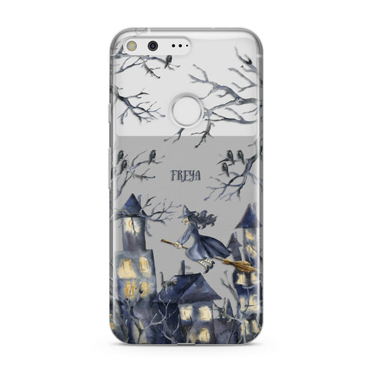 Treetop Halloween Witch Google Pixel Case