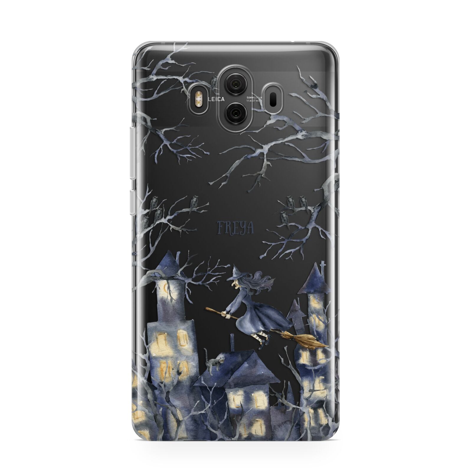 Treetop Halloween Witch Huawei Mate 10 Protective Phone Case