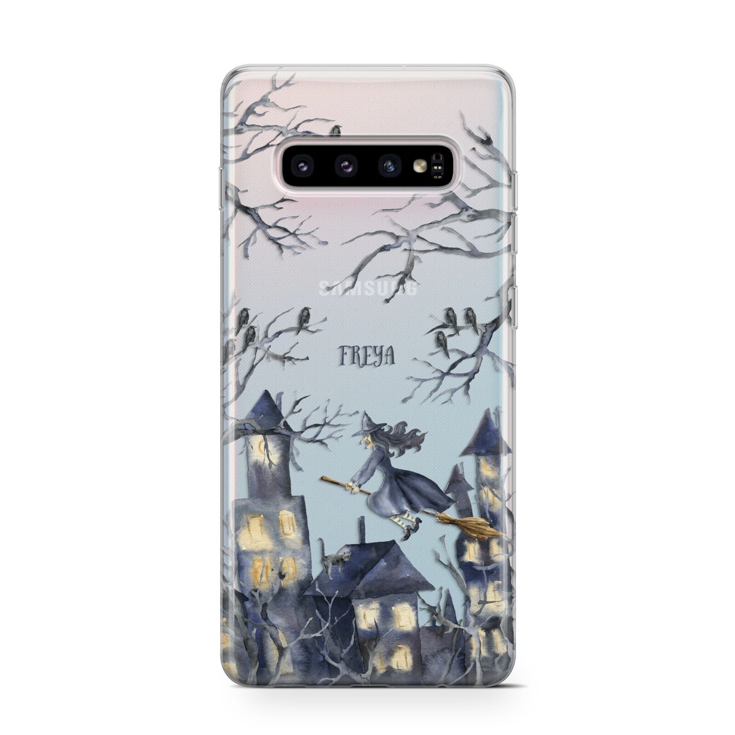 Treetop Halloween Witch Protective Samsung Galaxy Case