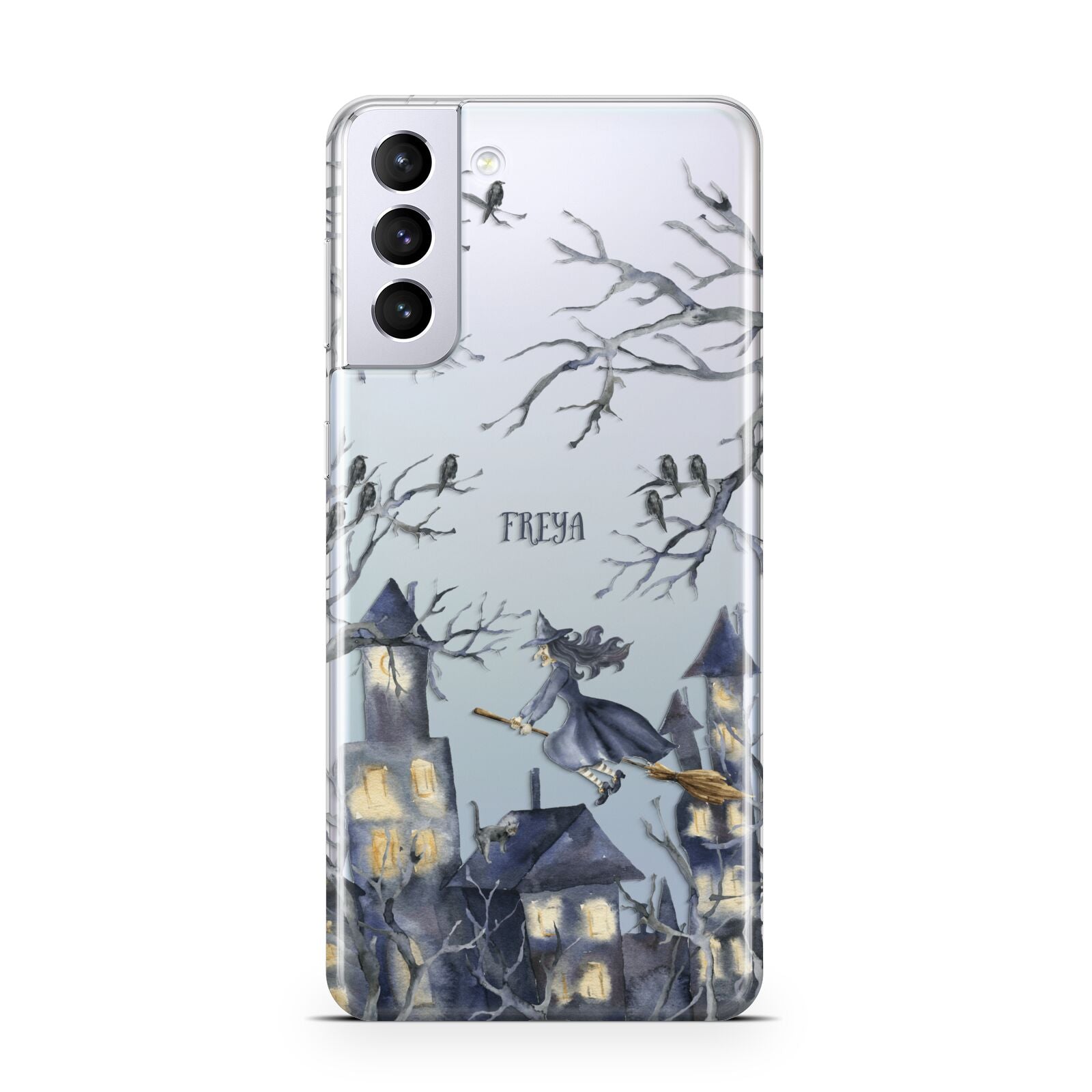 Treetop Halloween Witch Samsung S21 Plus Case