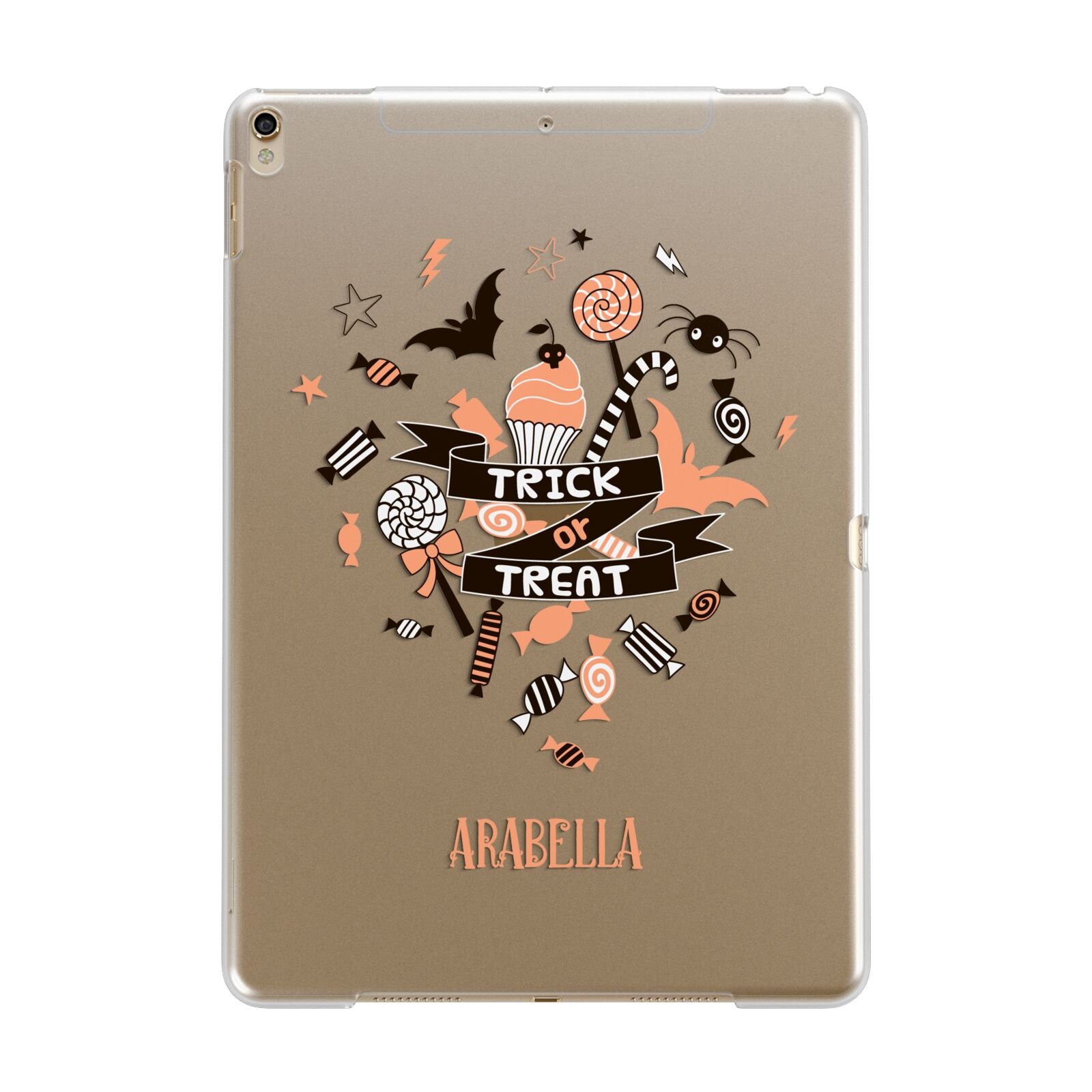 Trick or Treat Apple iPad Gold Case