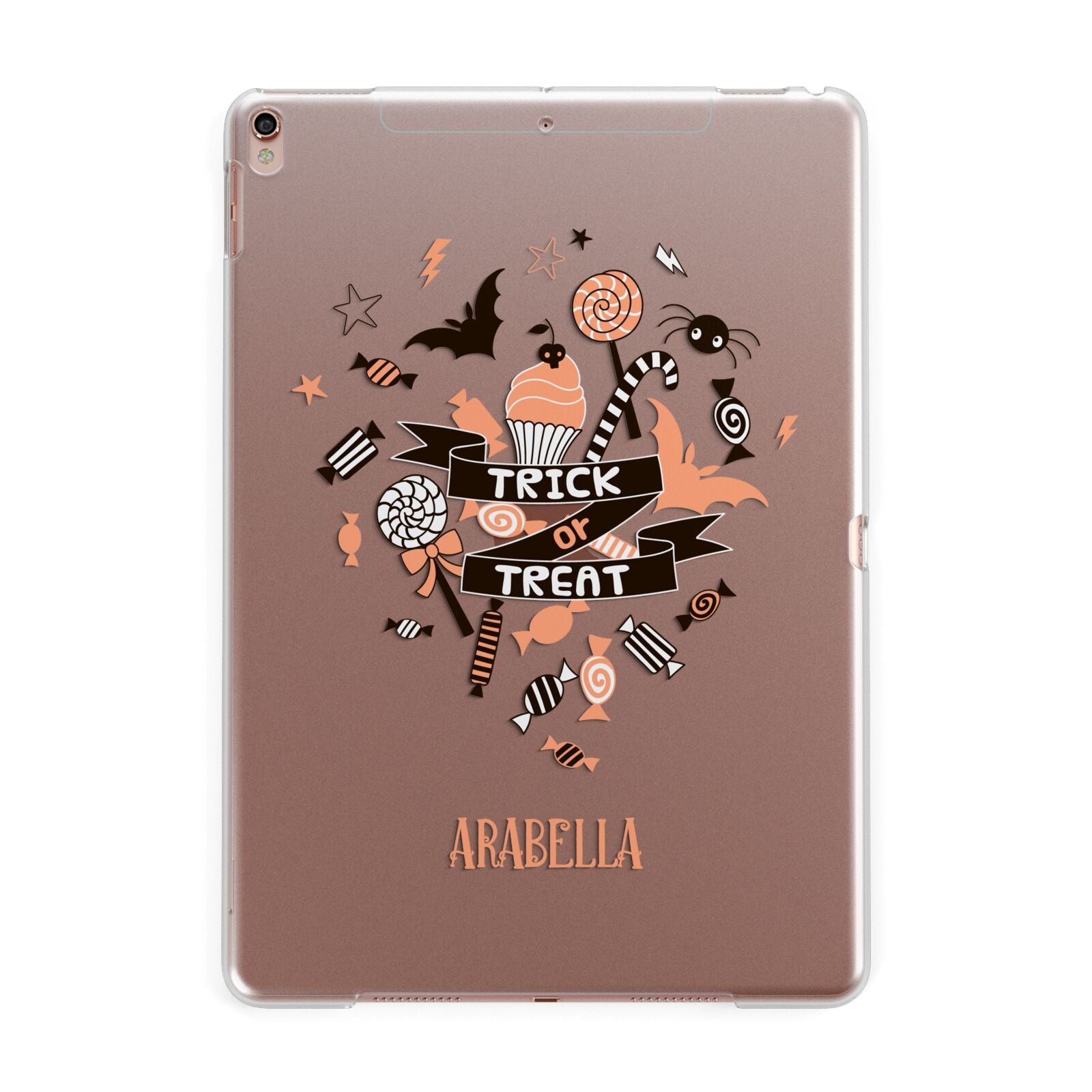 Trick or Treat Apple iPad Rose Gold Case