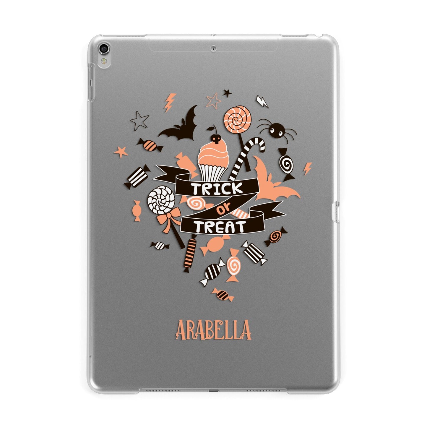 Trick or Treat Apple iPad Silver Case