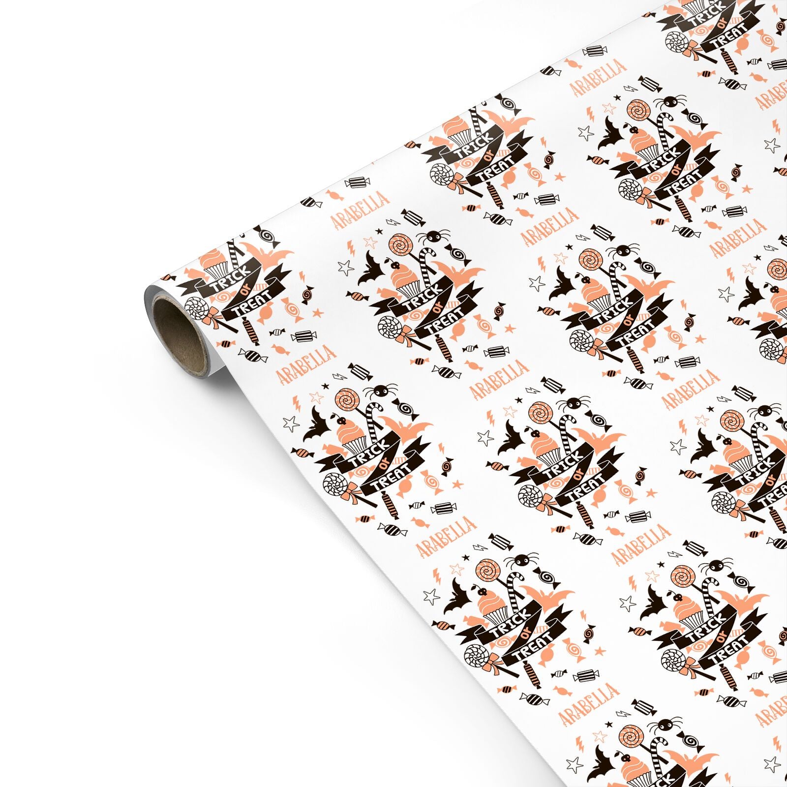 Trick or Treat Personalised Gift Wrap