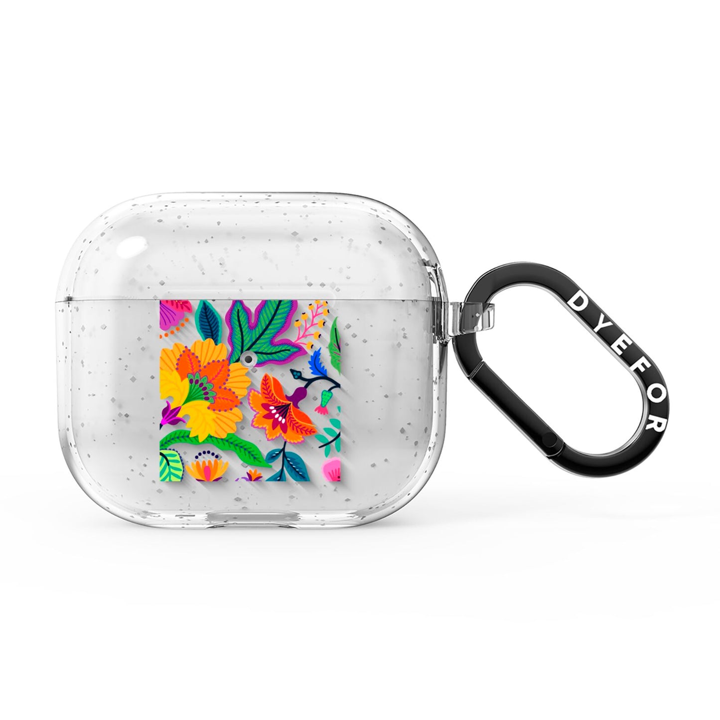 Tropical Floral AirPods Glitter Case 3rd Gen