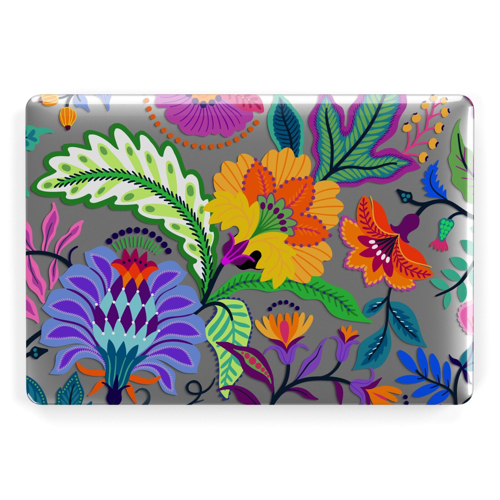 Tropical Floral Apple MacBook Case