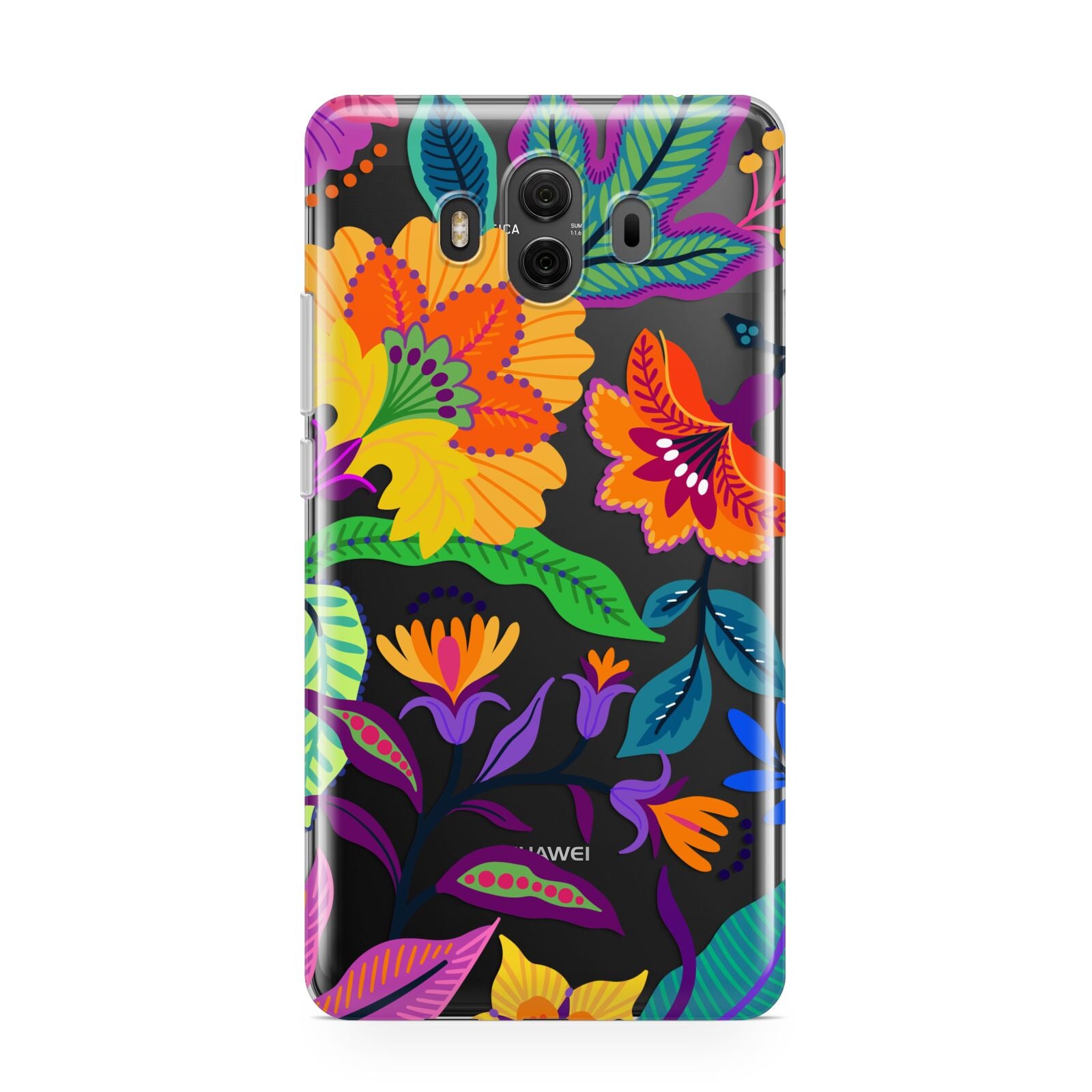 Tropical Floral Huawei Mate 10 Protective Phone Case