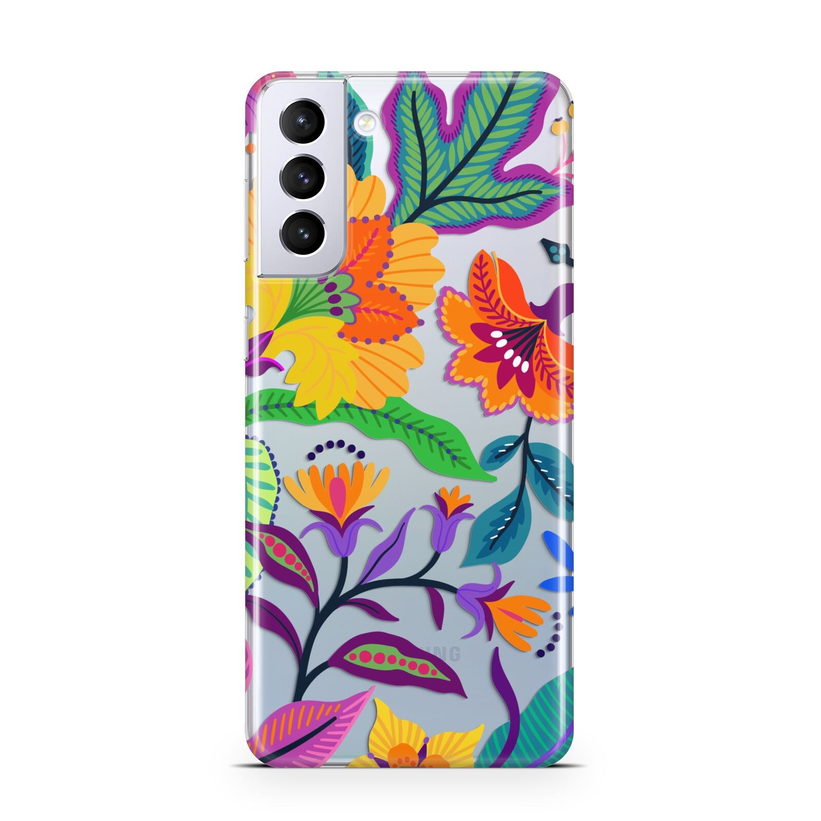 Tropical Floral Samsung S21 Plus Case