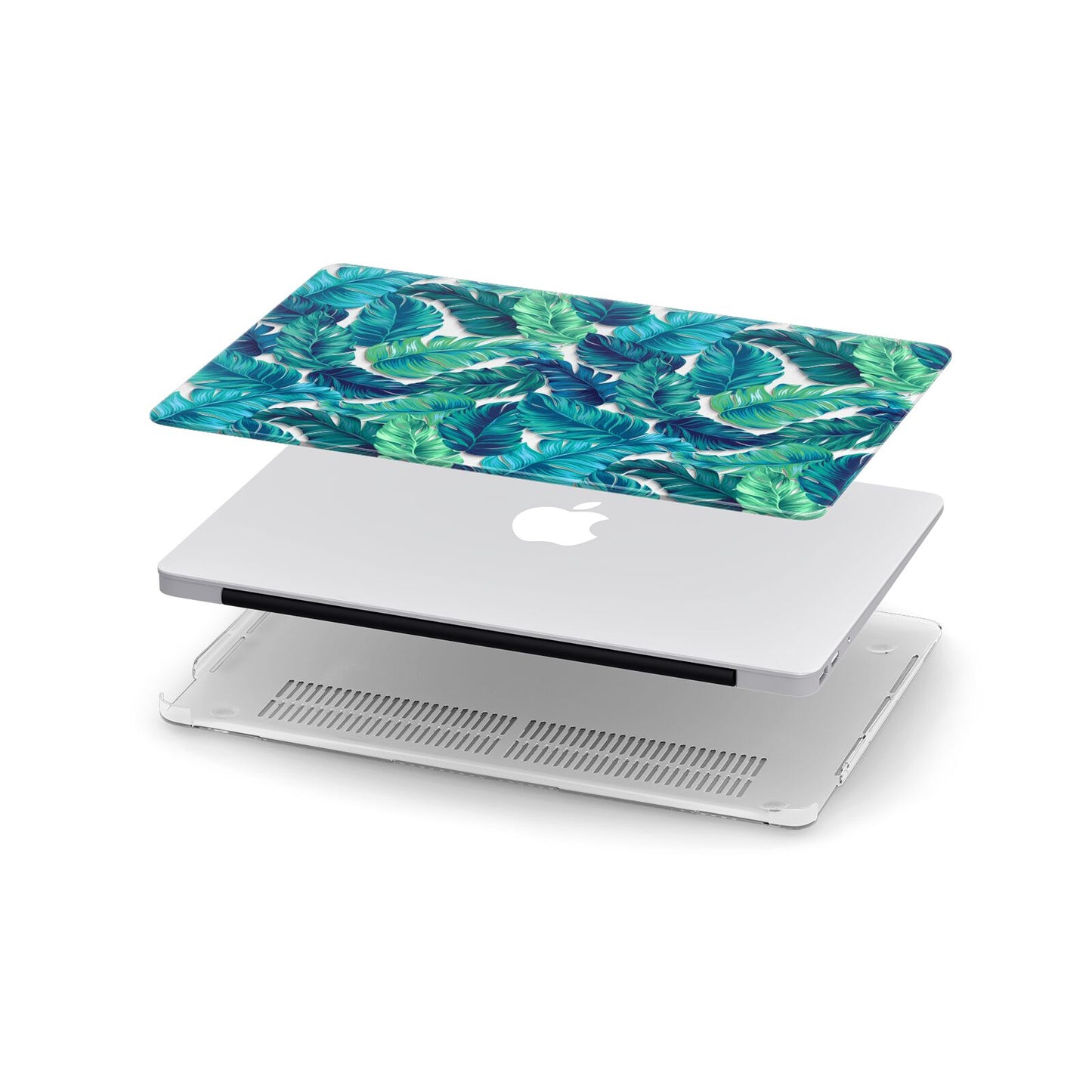 Tropical Leaves Apple MacBook Case in Detail