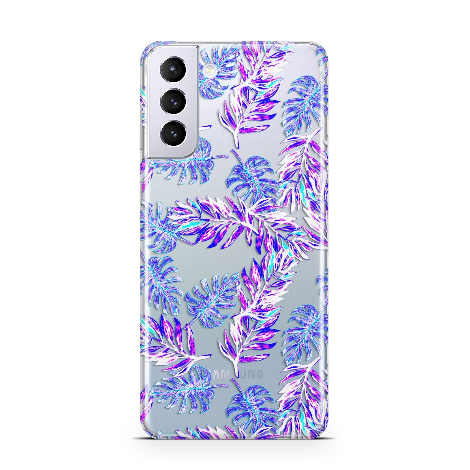 Tropical Palm Leaf Samsung S21 Plus Phone Case