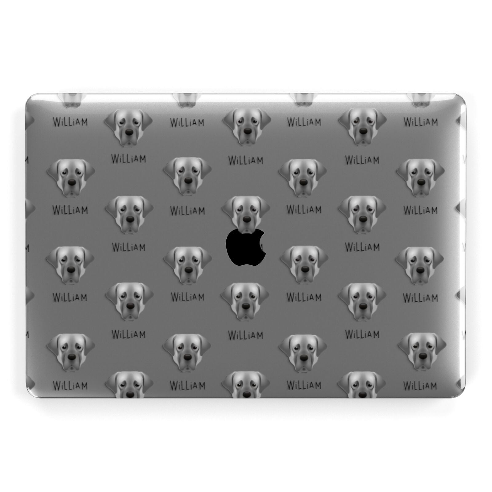 Turkish Kangal Dog Icon with Name Apple MacBook Case