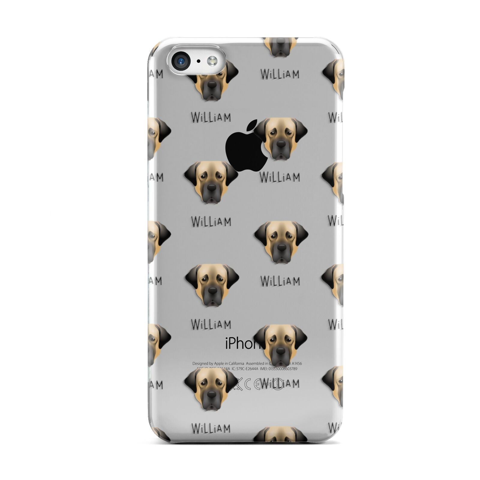 Turkish Kangal Dog Icon with Name Apple iPhone 5c Case