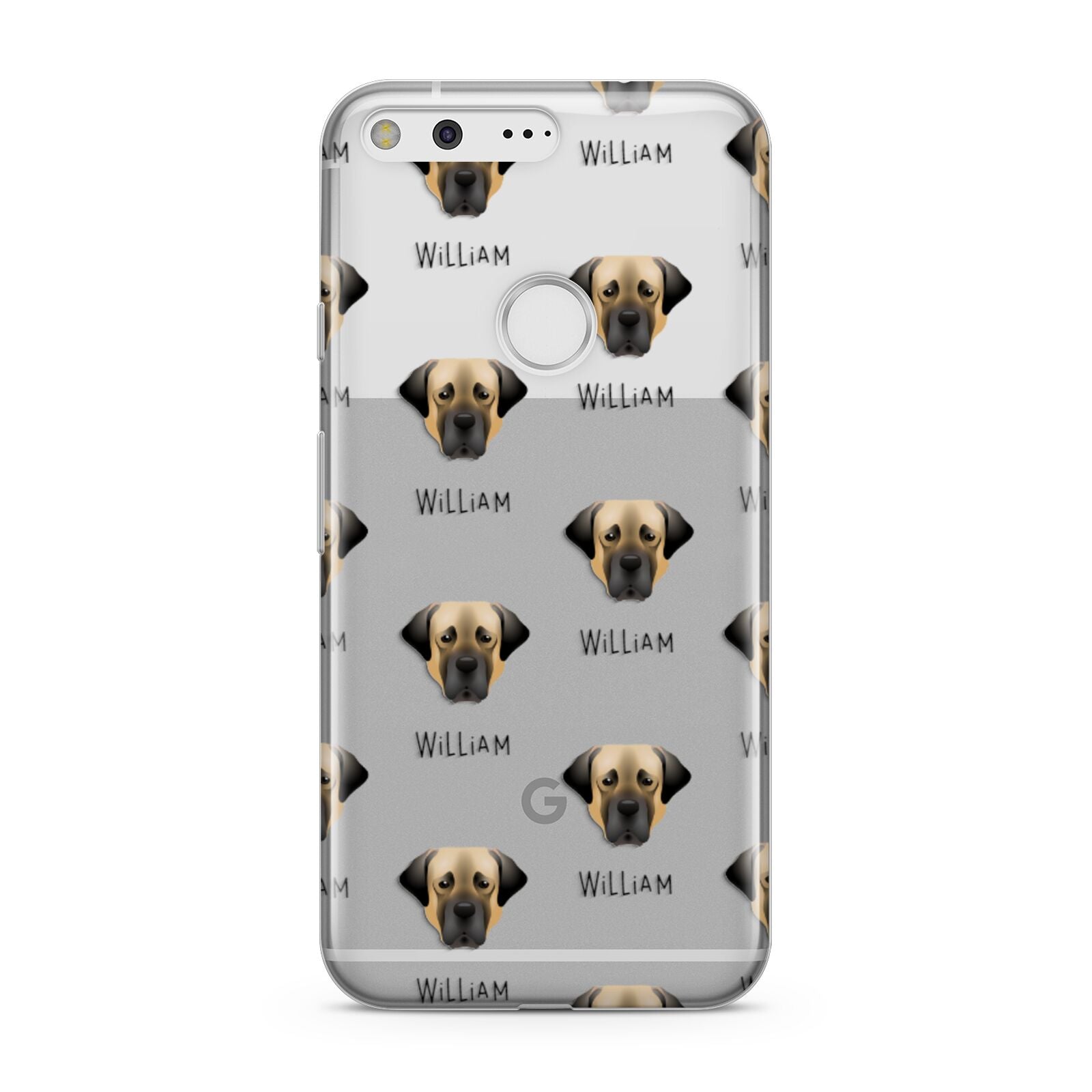 Turkish Kangal Dog Icon with Name Google Pixel Case