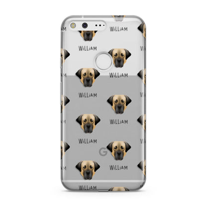 Turkish Kangal Dog Icon with Name Google Pixel Case