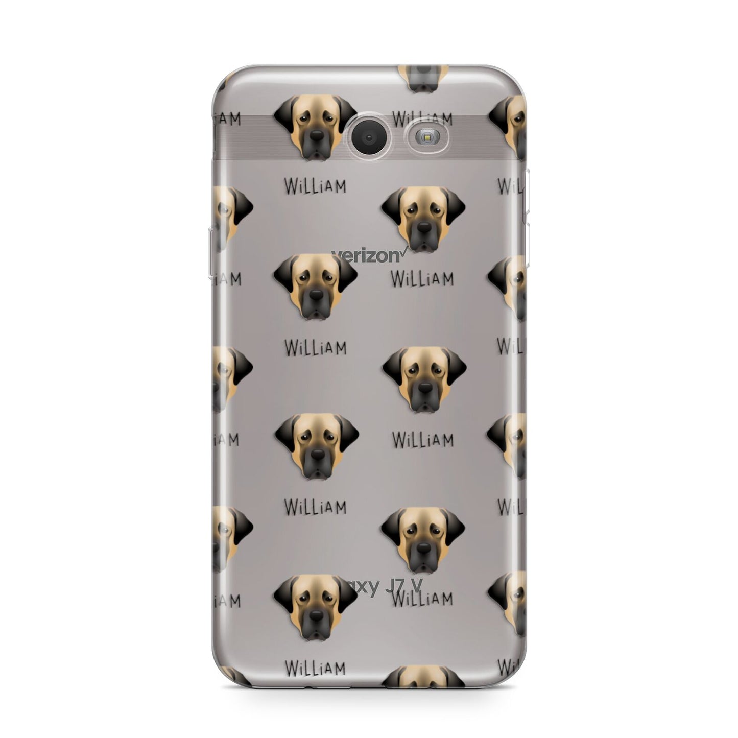 Turkish Kangal Dog Icon with Name Samsung Galaxy J7 2017 Case