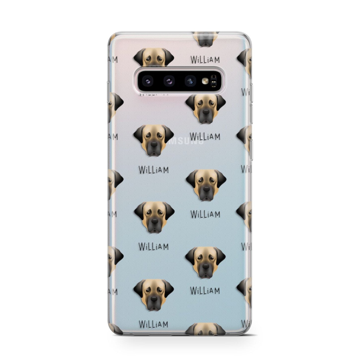 Turkish Kangal Dog Icon with Name Samsung Galaxy S10 Case