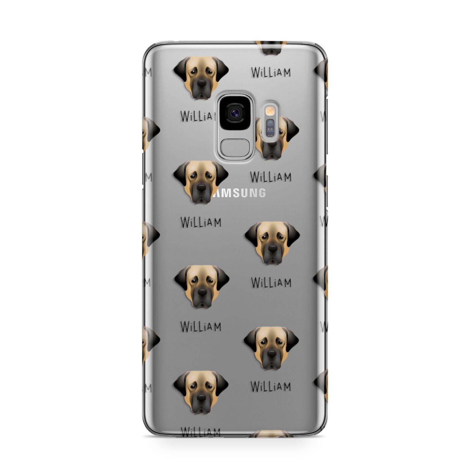 Turkish Kangal Dog Icon with Name Samsung Galaxy S9 Case