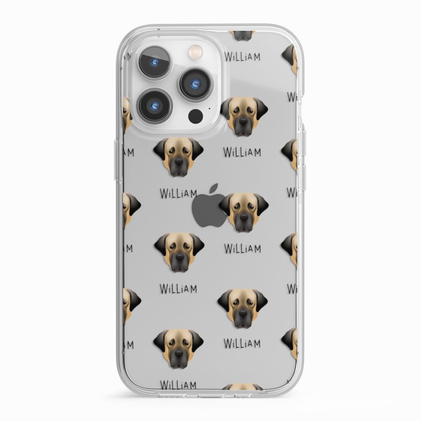 Turkish Kangal Dog Icon with Name iPhone 13 Pro TPU Impact Case with White Edges