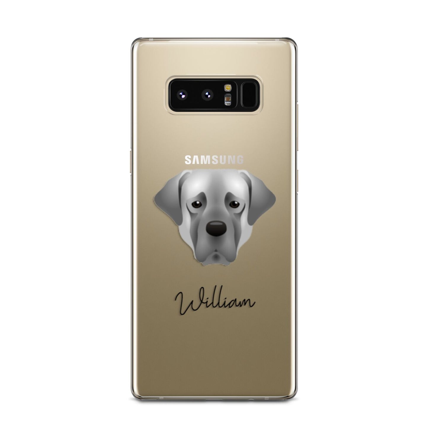 Turkish Kangal Dog Personalised Samsung Galaxy Note 8 Case