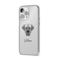 Turkish Kangal Dog Personalised iPhone 14 Pro Max Clear Tough Case Silver Angled Image