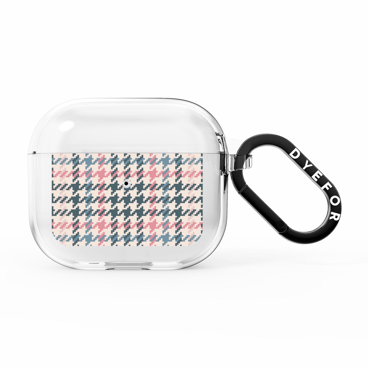 Tweed Houndstooth AirPods Clear Case 3rd Gen