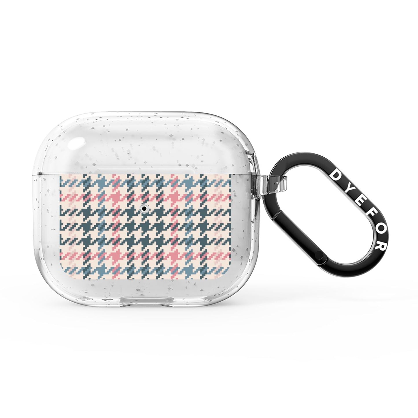 Tweed Houndstooth AirPods Glitter Case 3rd Gen