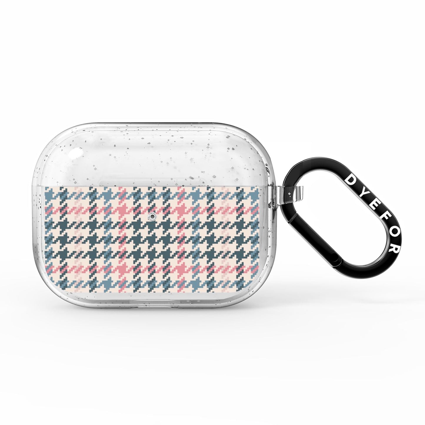 Tweed Houndstooth AirPods Pro Glitter Case