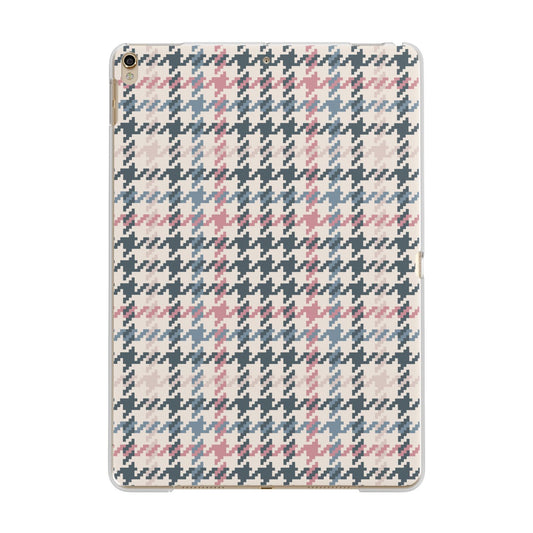 Tweed Houndstooth Apple iPad Gold Case