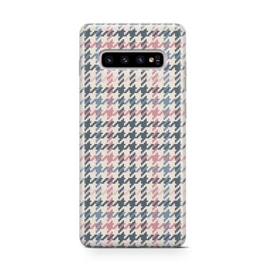 Tweed Houndstooth Protective Samsung Galaxy Case