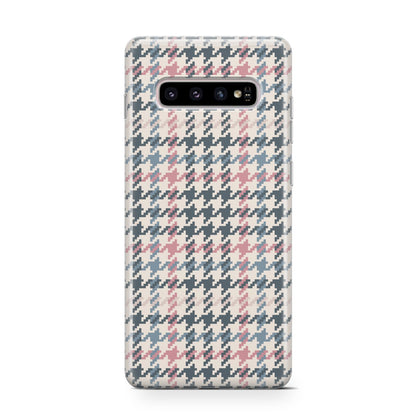 Tweed Houndstooth Samsung Galaxy S10 Case