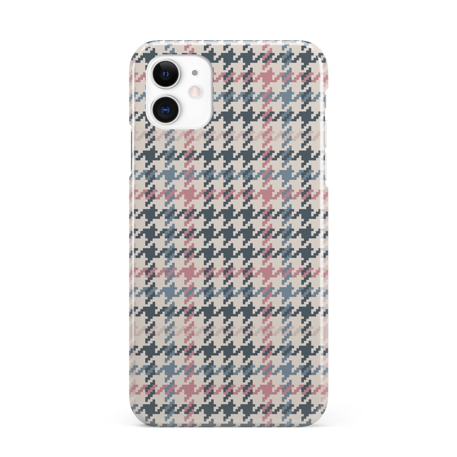 Tweed Houndstooth iPhone 11 3D Snap Case