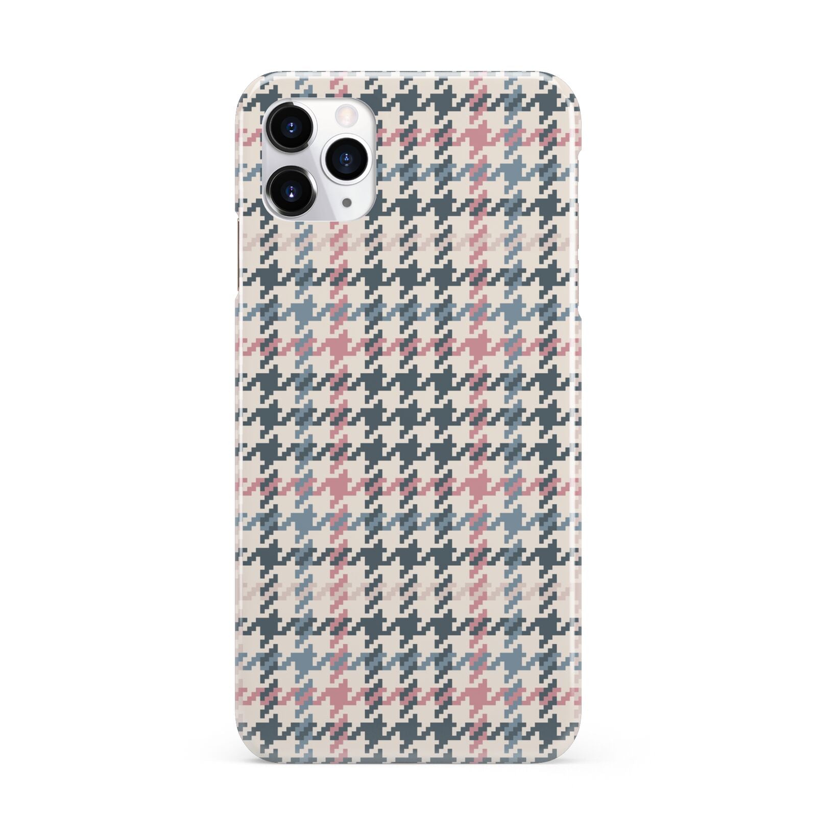 Tweed Houndstooth iPhone 11 Pro Max 3D Snap Case