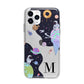 Two Candyland Galaxies Apple iPhone 11 Pro in Silver with Bumper Case