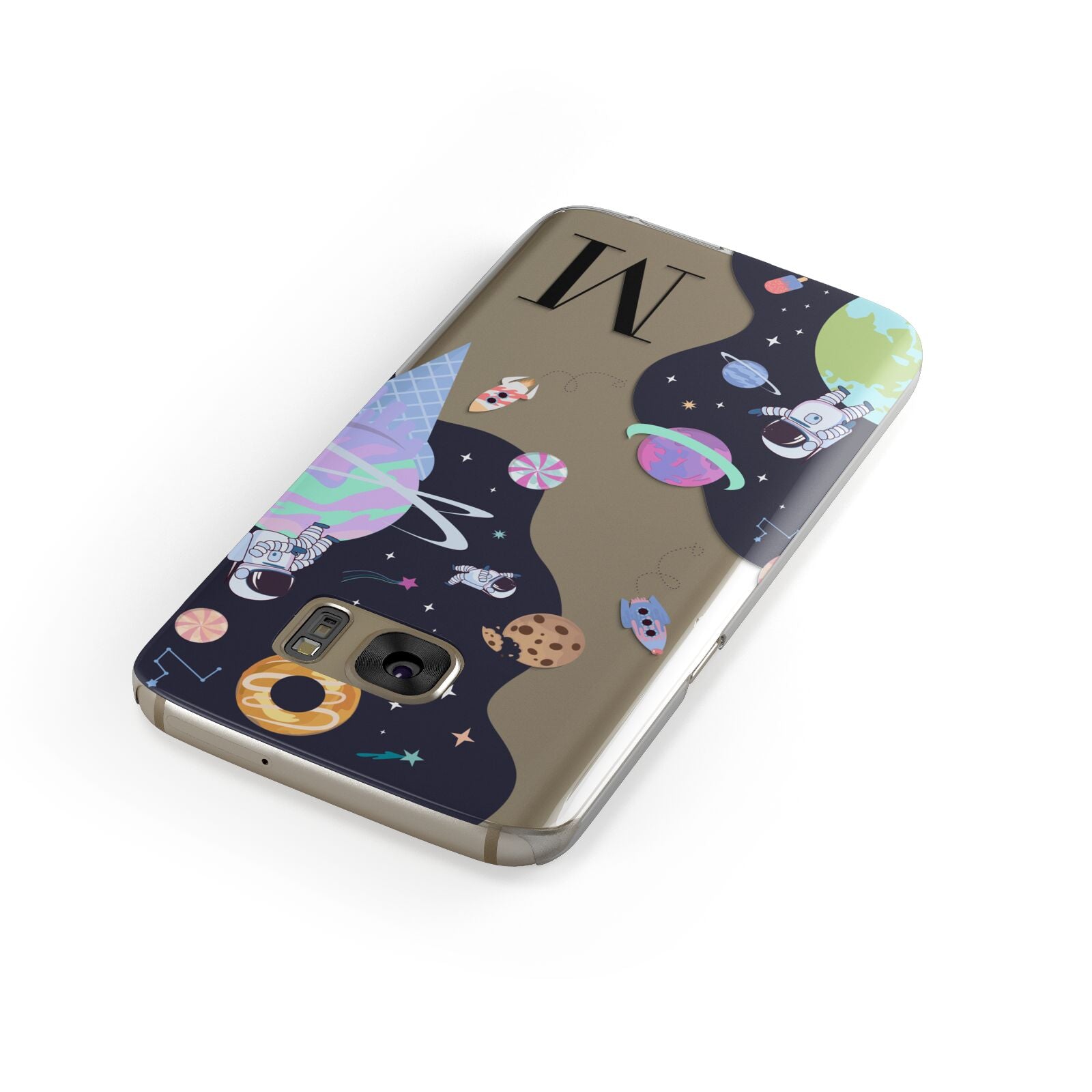 Two Candyland Galaxies Samsung Galaxy Case Front Close Up