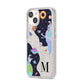 Two Candyland Galaxies iPhone 14 Glitter Tough Case Starlight Angled Image