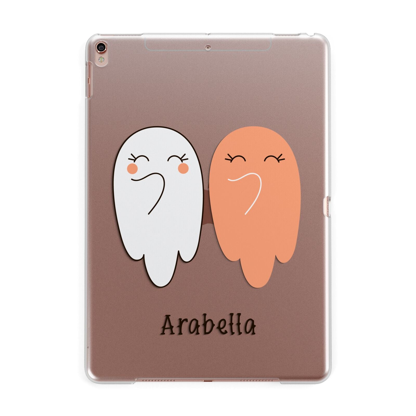 Two Ghosts Apple iPad Rose Gold Case