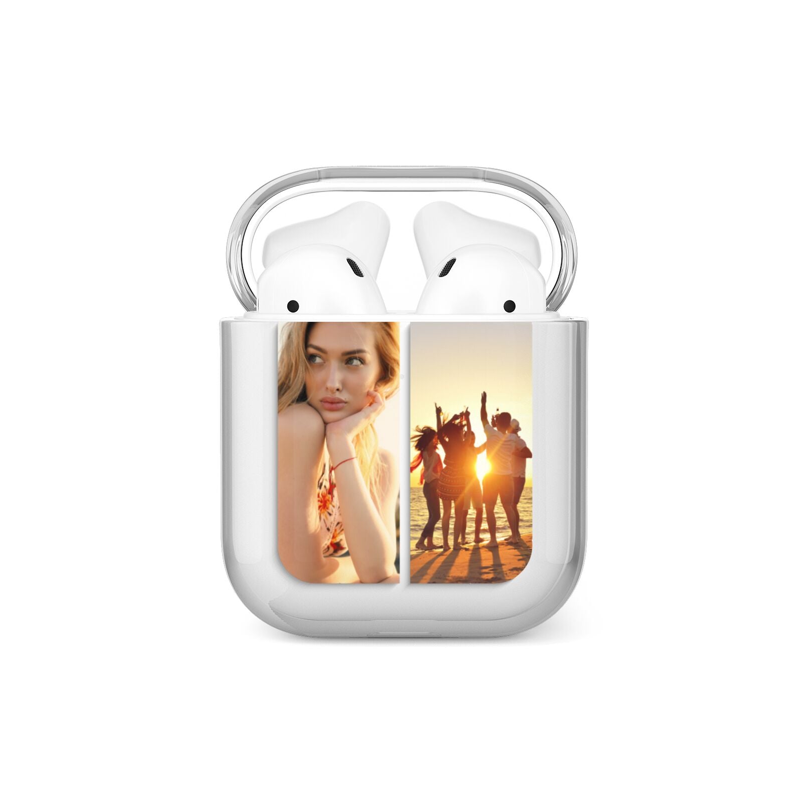 Two Horizontal Photo Tiles AirPods Case