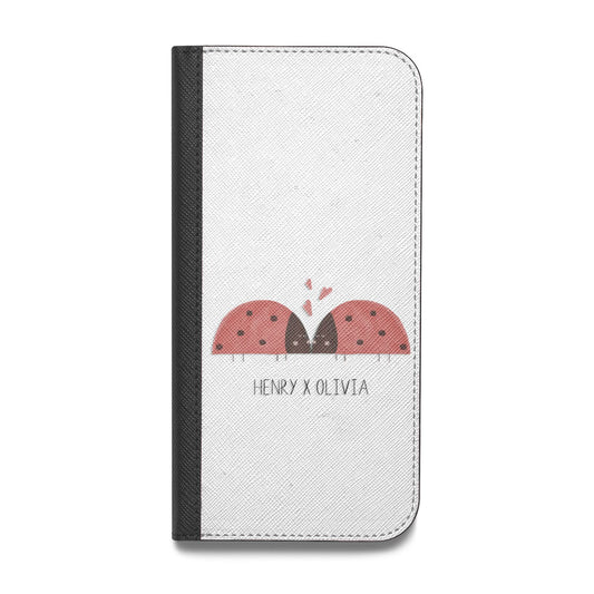 Two Ladybirds Vegan Leather Flip Samsung Case