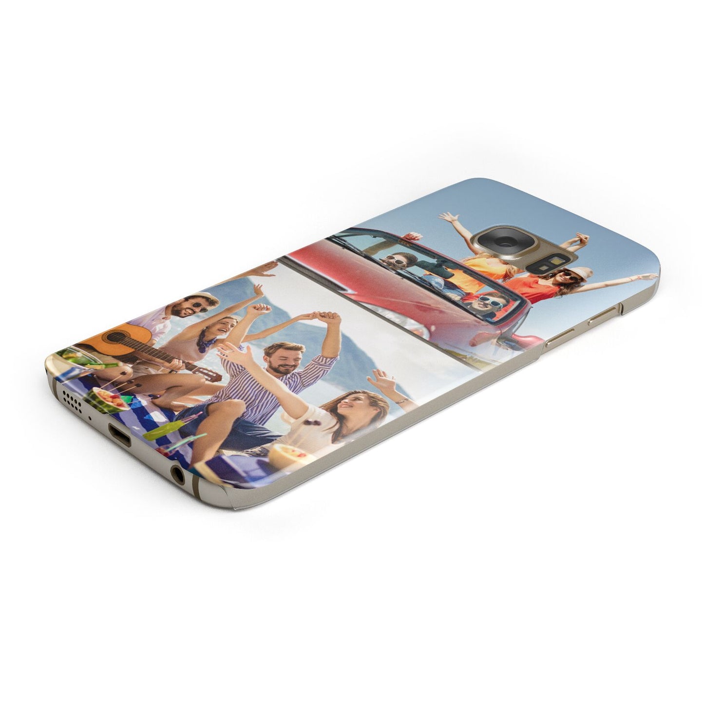 Two Photo Protective Samsung Galaxy Case Angled Image