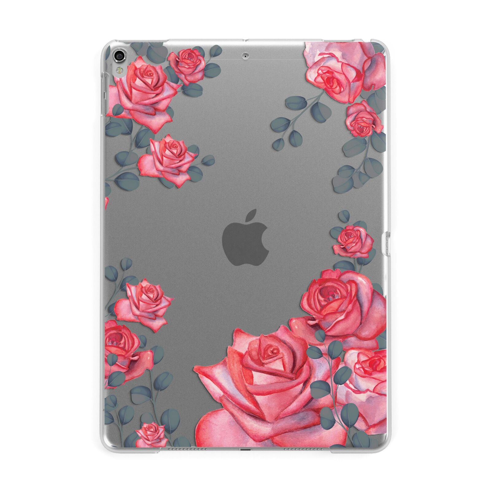 Valentine Floral Apple iPad Silver Case