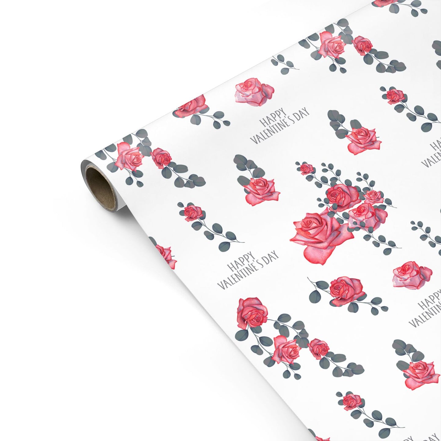 Valentine Floral Personalised Gift Wrap