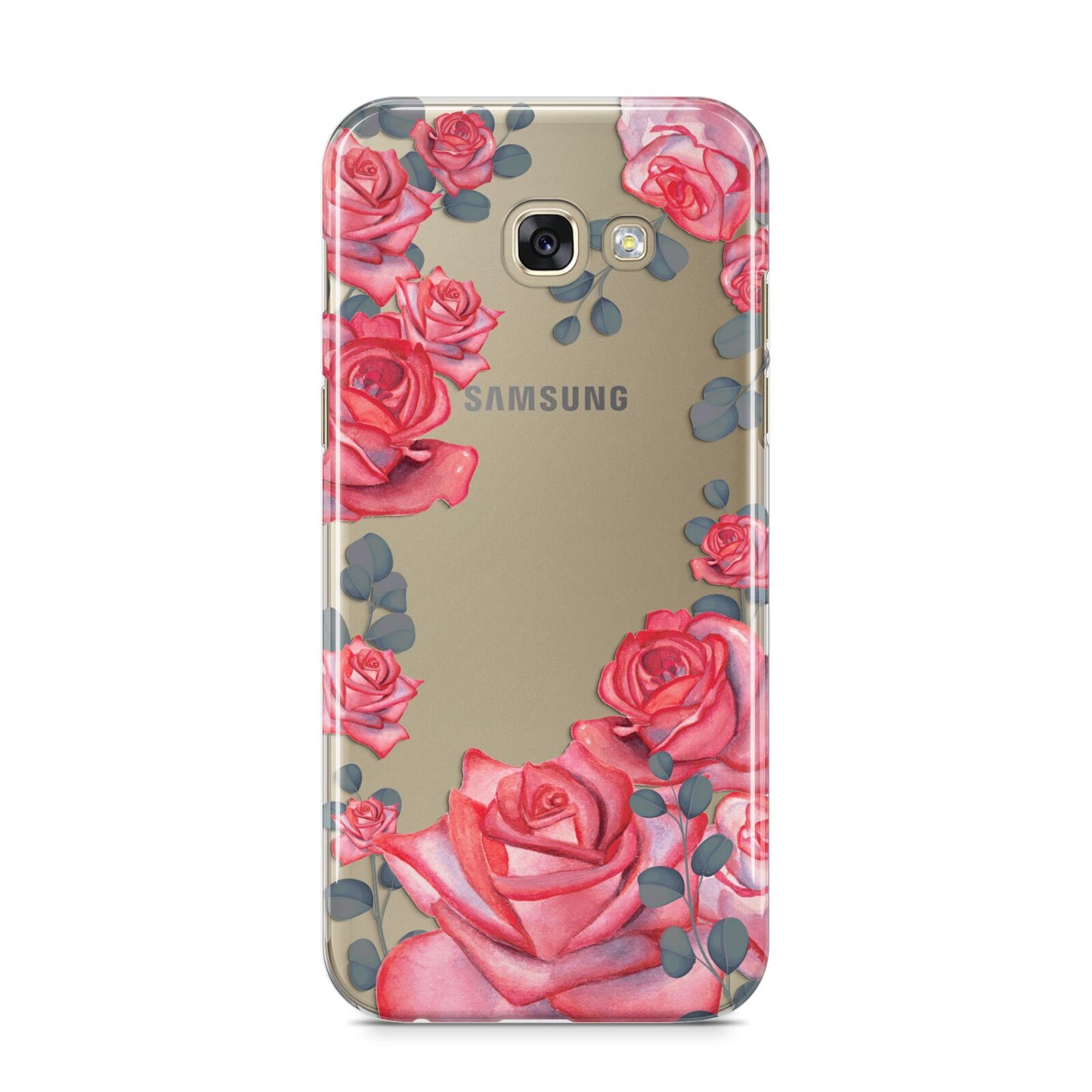 Valentine Floral Samsung Galaxy A5 2017 Case on gold phone