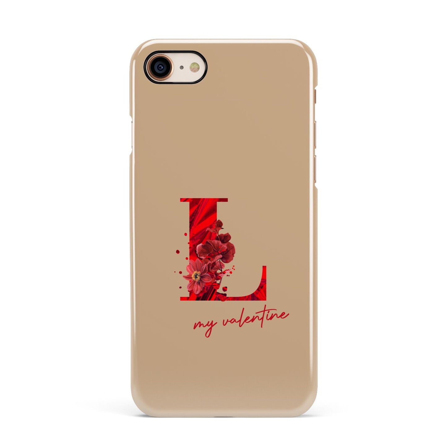 Valentine Monogram Apple iPhone 7 8 3D Snap Case