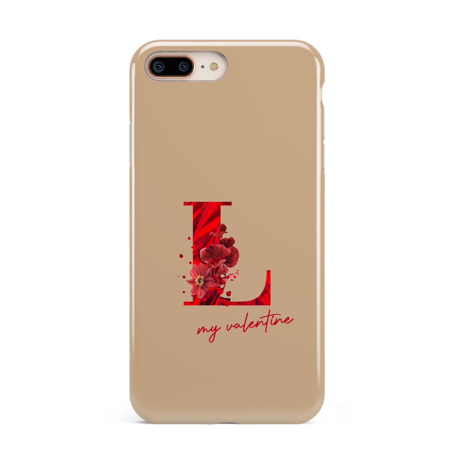 Valentine Monogram Apple iPhone 7 8 Plus 3D Tough Case