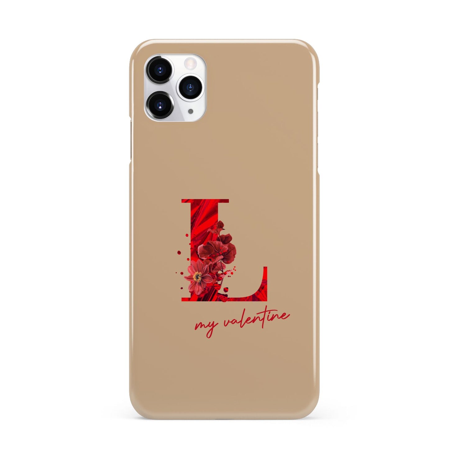 Valentine Monogram iPhone 11 Pro Max 3D Snap Case