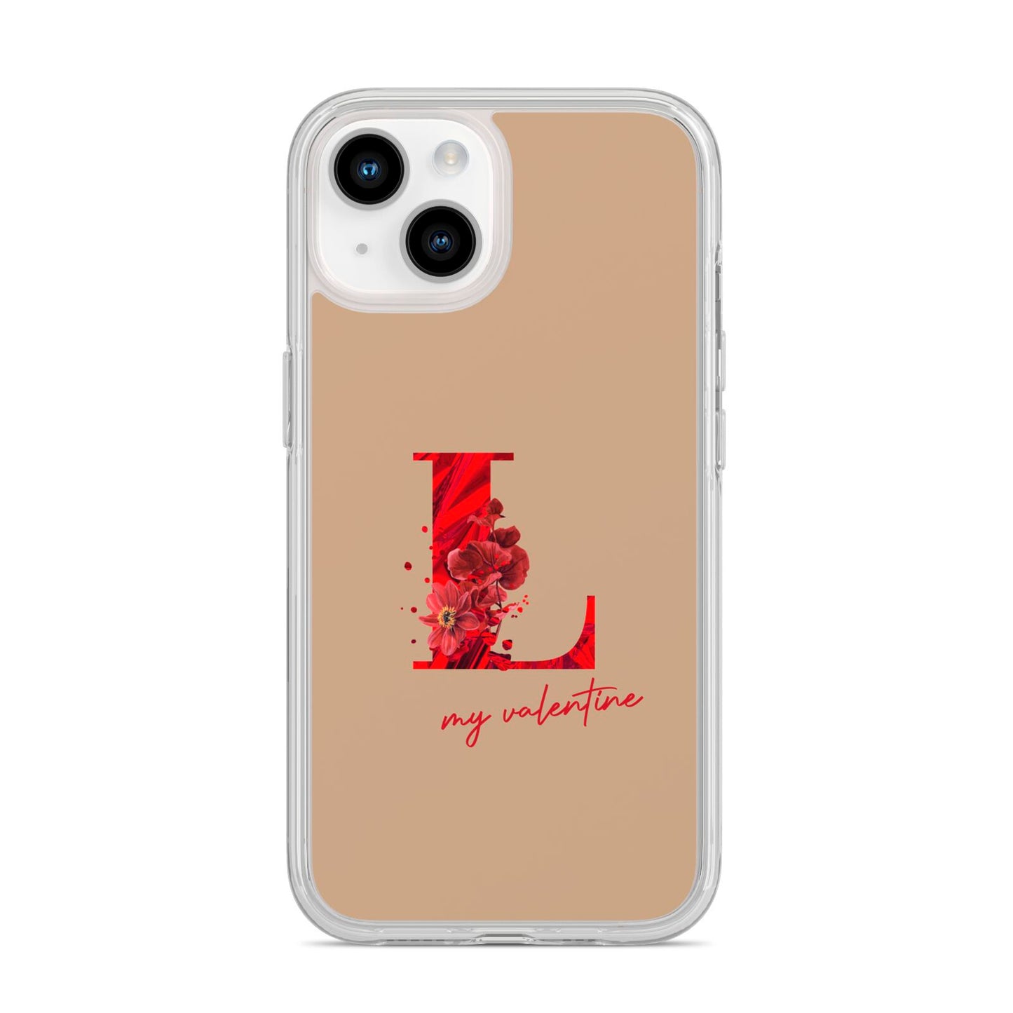 Valentine Monogram iPhone 14 Clear Tough Case Starlight