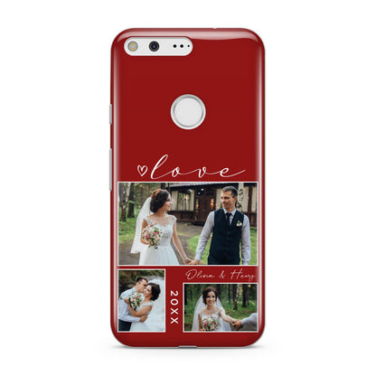 Valentine Wedding Photo Personalised Google Pixel Case