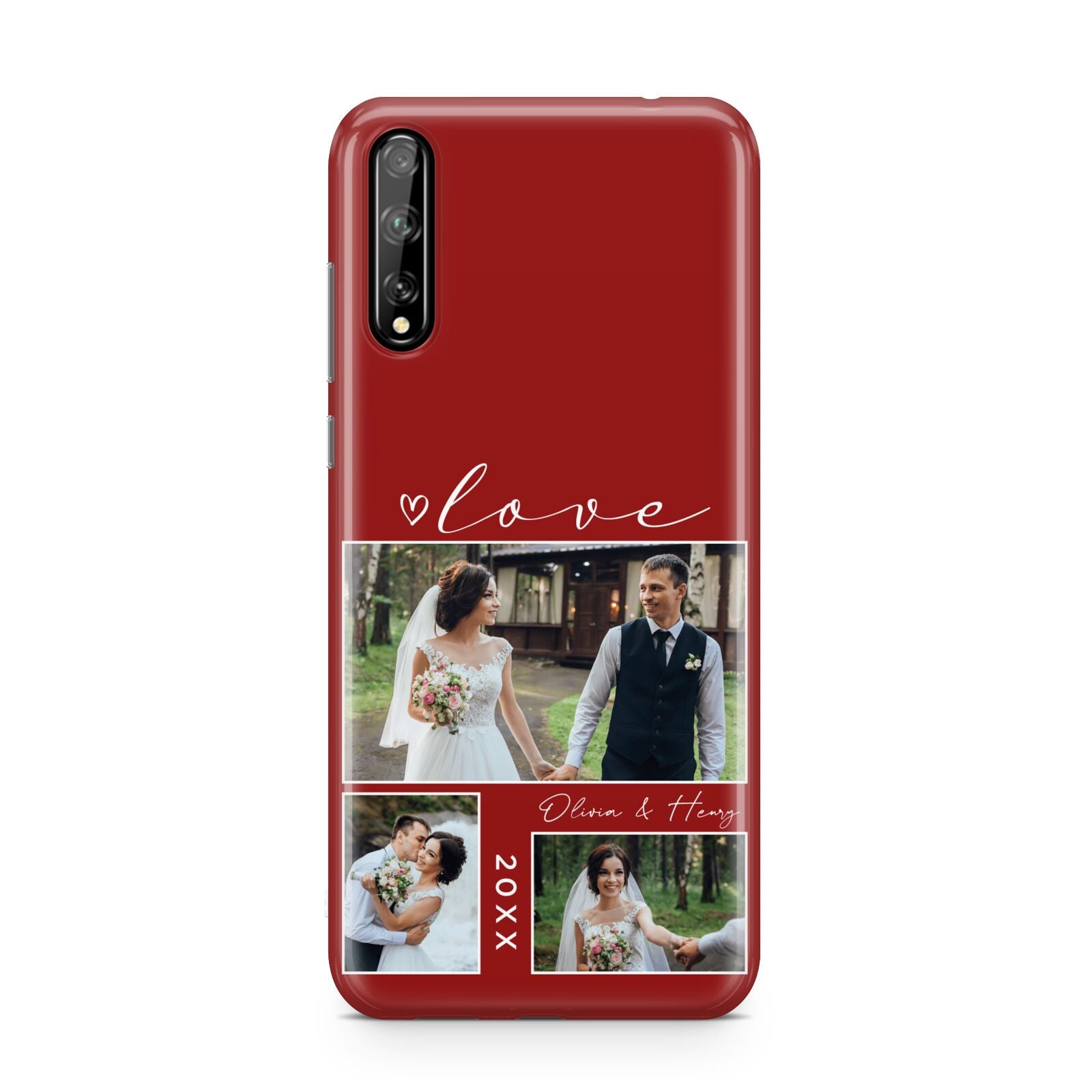 Valentine Wedding Photo Personalised Huawei Enjoy 10s Phone Case