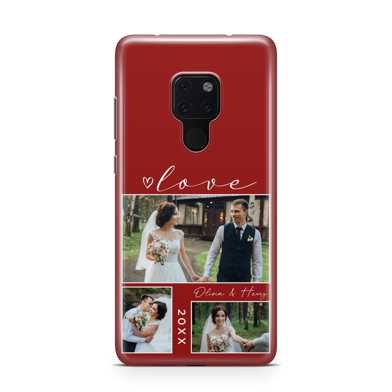 Valentine Wedding Photo Personalised Huawei Mate 20 Phone Case