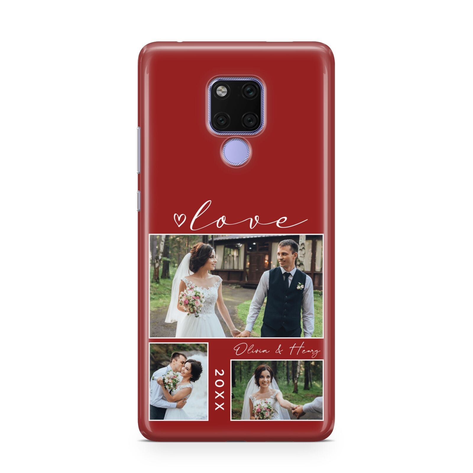 Valentine Wedding Photo Personalised Huawei Mate 20X Phone Case